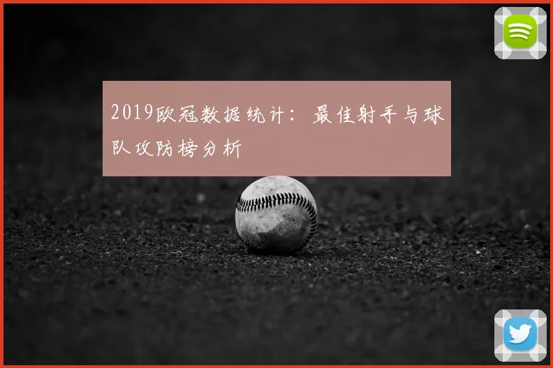 2019欧冠数据统计：最佳射手与球队攻防榜分析